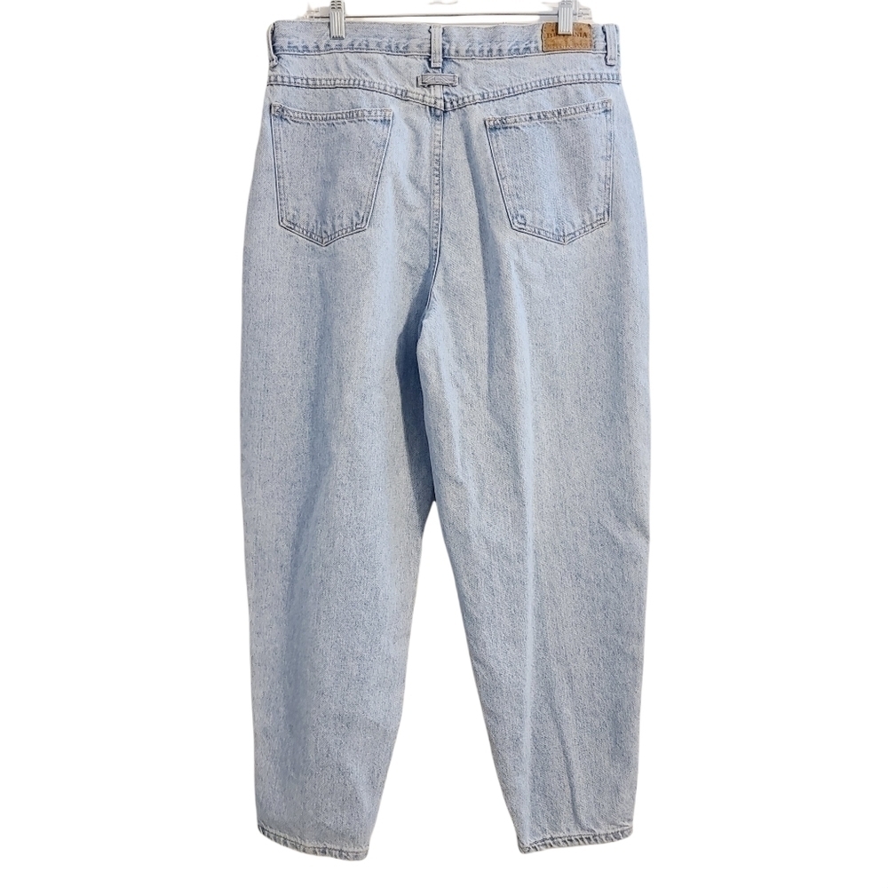 Brittania | Women's Vintage High Waist Light Wash Jeans (Size 18 Average) - Picture 14 of 14